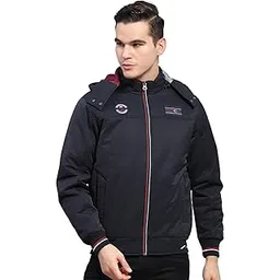 monte carlo Mens Solid Detachable Hooded Neck Full Sleeve Jacket (224066903)-picture-17