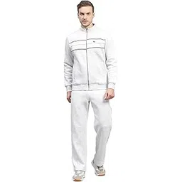 monte carlo Mens Solid Navy Blue Mock Neck Full Sleeve Tracksuit-picture-12