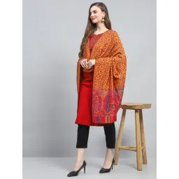 Monte Carlo Multicolor Floral Print Shawl-picture-34