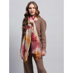 Monte Carlo Multicolor Floral Print Stole-picture-22