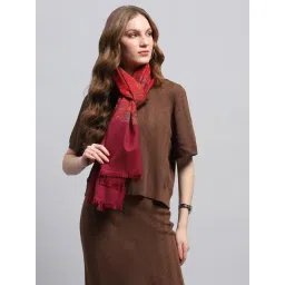 Monte Carlo Multicolor Floral Print Stole-picture-18