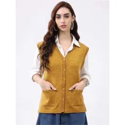 Monte Carlo Mustard Regular Fit Cardigan-picture-23