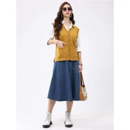 Monte Carlo Mustard Regular Fit Cardigan image 5