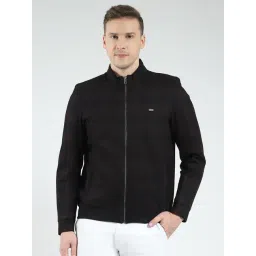 Monte Carlo Navy Blue Regular Fit Checks Jacket-picture-21