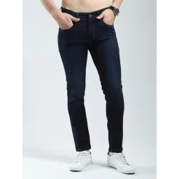 Monte Carlo Navy Blue Regular Fit Jeans-picture-25