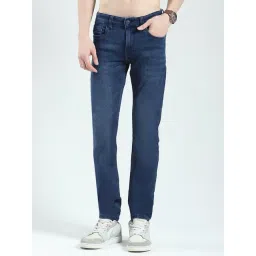 Monte Carlo Navy Blue Regular Fit Jeans-picture-37