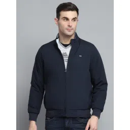 Monte Carlo Navy Blue Regular Fit Reversible Jacket-picture-37