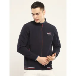 Monte Carlo Navy Blue Regular Fit Self Pattern Sweatshirt-picture-40