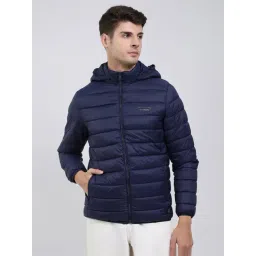 Monte Carlo Navy Blue Regular Fit Solid Full Sleeves Jacket-picture-15