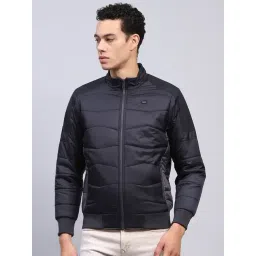 Monte Carlo Navy Blue Regular Quilted Jacket-picture-14