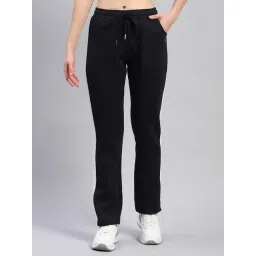 Monte Carlo Navy Cotton Blend Solid Lower-picture-15