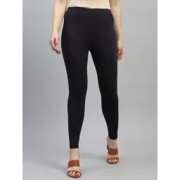 Monte Carlo Navy Cotton Regular Fit Leggings-picture-29