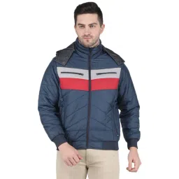 Monte Carlo Navy Regular Fit Hooded Jacket-picture-29