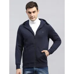 Monte Carlo Navy Regular Fit Hooded Sweatshirt-picture-13