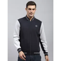 Monte Carlo Navy Regular Fit Striped Sweatshirt-picture-33