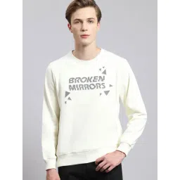 Monte Carlo Off White Regular Fit Printed Sweatshirt-picture-32
