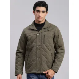 Monte Carlo Olive Cotton Regular Fit Jacket-picture-40