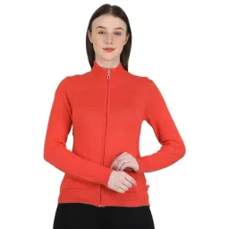 Monte Carlo Orange Regular Fit Cardigan-picture-46