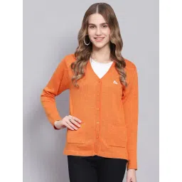Monte Carlo Orange Regular Fit Sweaters-picture-30