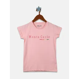 Monte Carlo Peach-Coloured Print Top-picture-40