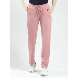 Monte Carlo Peach Cotton Blend Solid Trackpants-picture-14
