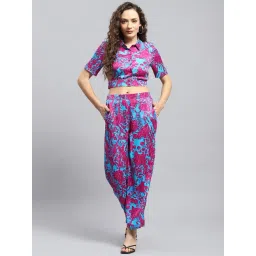 Monte Carlo Pink & Blue Printed Co-Ord Set-picture-12