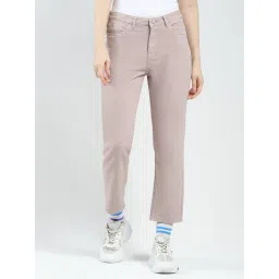 Monte Carlo Pink Cotton Blend Solid Jeans-picture-25