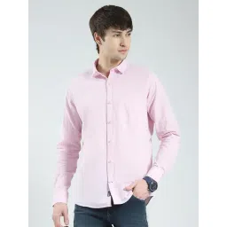 Monte Carlo Pink Cotton Regular Fit Shirt-picture-38