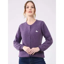 Monte Carlo Purple Regular Fit Cardigan-picture-32