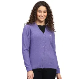 Monte Carlo Purple Regular Fit Cardigan-picture-43