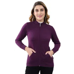 Monte Carlo Purple Solid Cardigan-picture-28