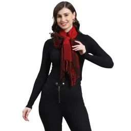 Monte Carlo Red Printed Stole-picture-29