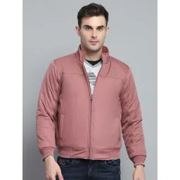 Monte Carlo Red Regular Fit Self Pattern Reversible Jacket-picture-35