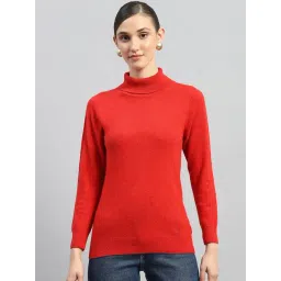 Monte Carlo Red Regular Fit Sweater-picture-29