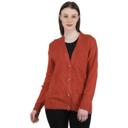 Monte Carlo Rust Self Design Cardigan-picture-26