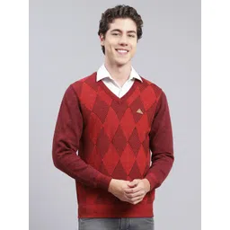 Monte Carlo Self Design Woollen Pullover-picture-30