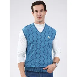 Monte Carlo Self Design Woollen Pullover-picture-30