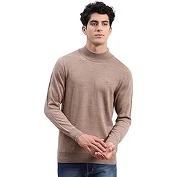 monte carlo Shell Solid T Neck Pullover | Warm Woolen Pullover for Men | Soft Comfortable Knitted Winter Wear Sweater for Men's-picture-17