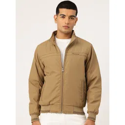 Monte Carlo Solid Mock Collar Padded Jacket-picture-10