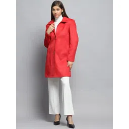 Monte Carlo Spread Collared Full Sleeve Single-Breasted Coat-picture-17