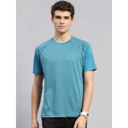 Monte Carlo Teal Blue Regular Fit Sports T-Shirt-picture-30