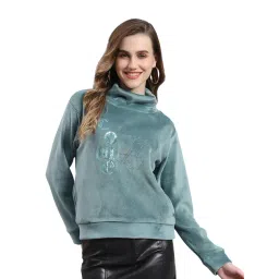Monte Carlo Teal Graphic Print Sweatshirt-picture-32