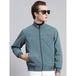 Monte Carlo Teal Regular Fit Jacket-picture-26
