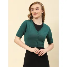 Monte Carlo Teal Textured Sweater-picture-11