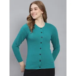 Monte Carlo Teal Wool Cardigan-picture-21