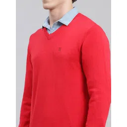 Monte Carlo V-Neck Cotton Pullover image 3