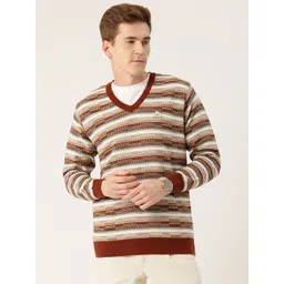 Monte Carlo V-Neck Striped Pullover-picture-21
