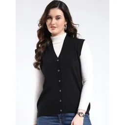 Monte Carlo V-Neck Woollen Cardigan-picture-18