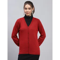 Monte Carlo V-Neck Woollen Cardigan Sweater-picture-20