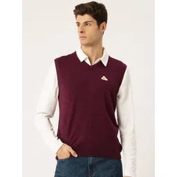 Monte Carlo V-Neck Woollen Sweater Vest-picture-37